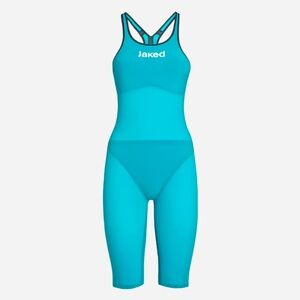 NEW Without Tags Women's Size 22 Jaked Teal JKatana Knee Suit Closed Back